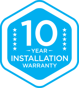 10 year installation warranty