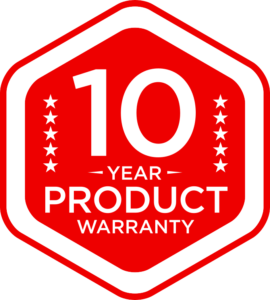 10 year product warranty